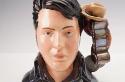 Elvis Presley Character Jug Prototype with Cowboy Hat and Film Reels